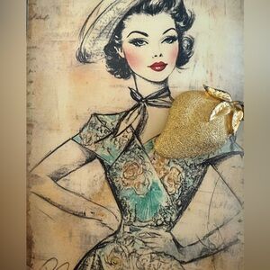 Vintage Gold Leaf Berry - Bling for Spring